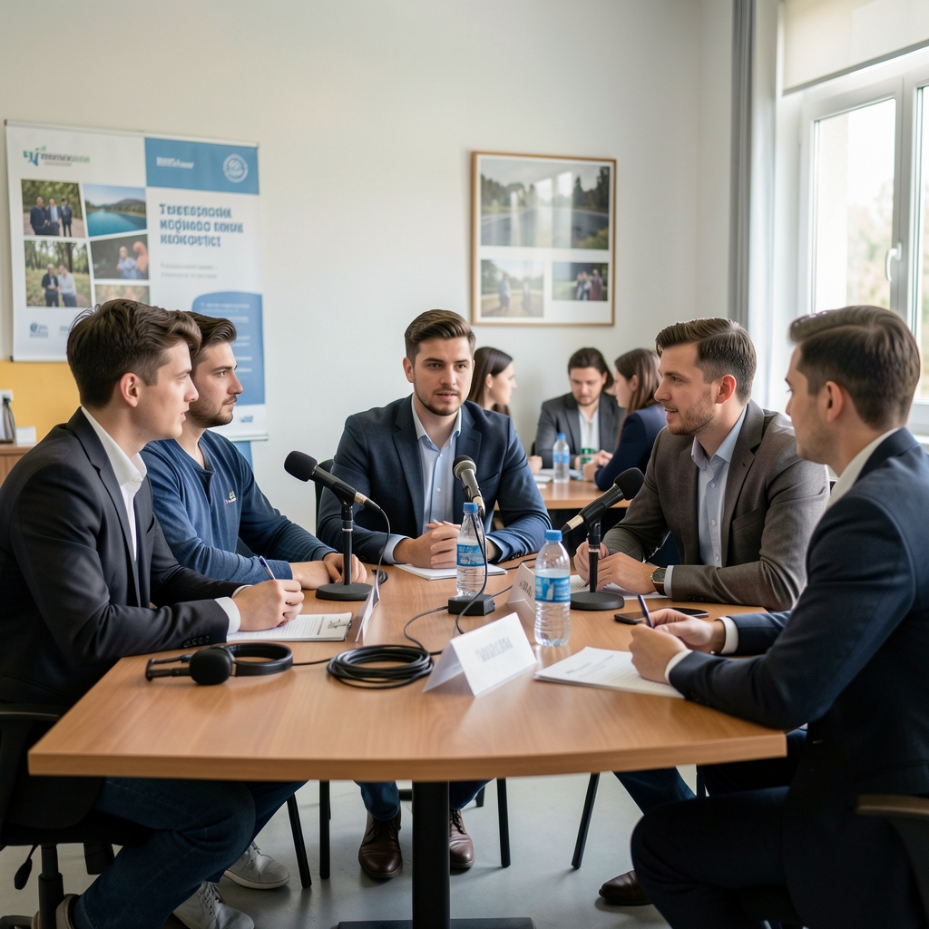 Млади новинари на студентском медијском форуму у Подгорици, панел разговор о будућности новинарства